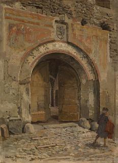 Arturo Ferrari - Antico portale francese