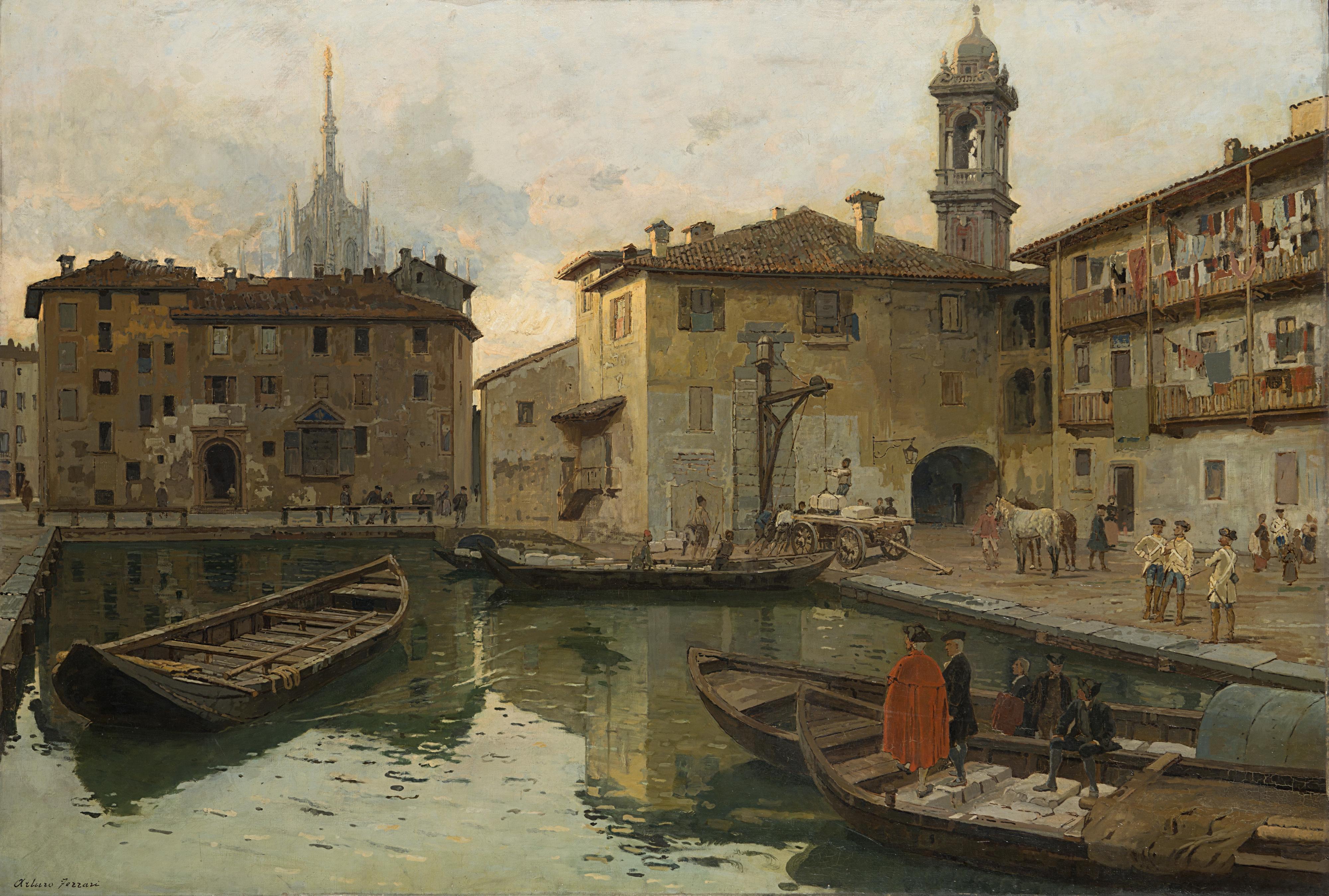 Arturo Ferrari - Il laghetto dell\'Ospedale