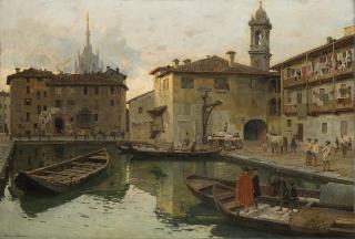 Arturo Ferrari - Il laghetto dell\'Ospedale