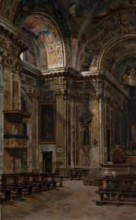 Arturo Ferrari - Interior of the Church St. Antony Abbot