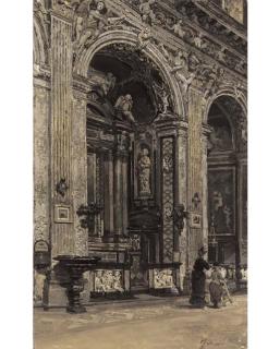Arturo Ferrari - Interno del Duomo