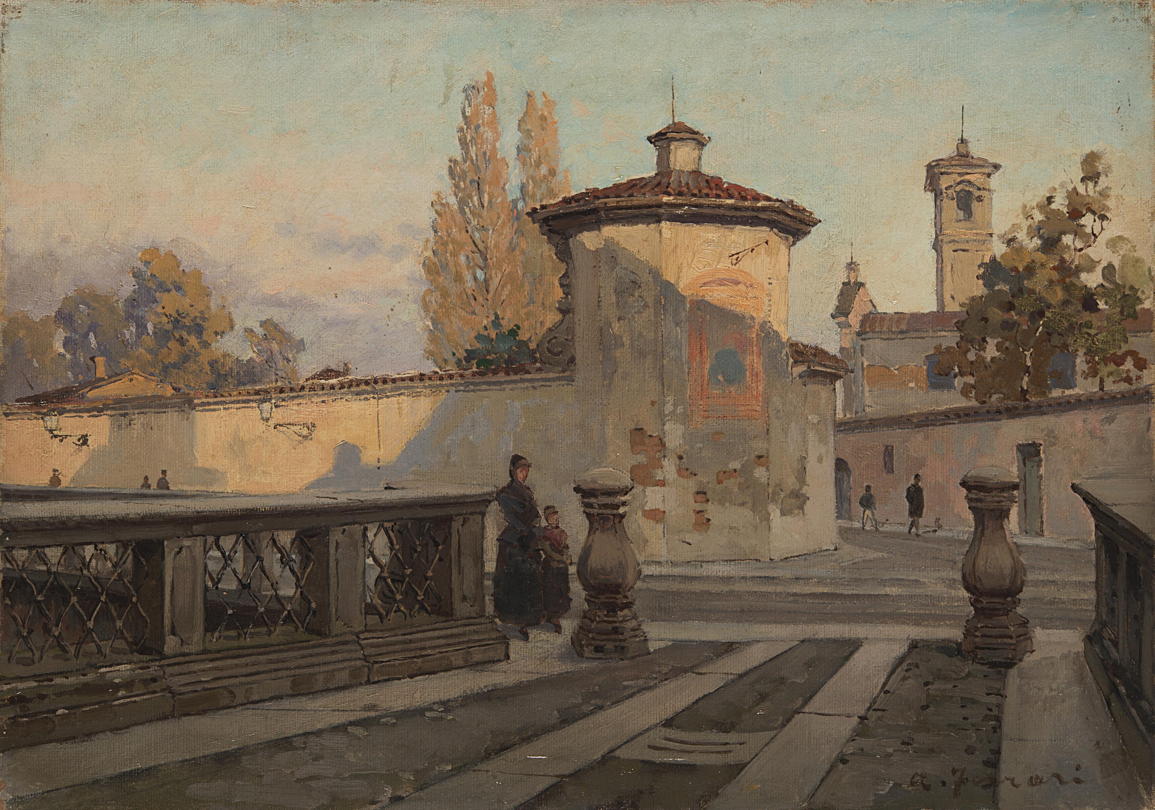 Arturo Ferrari - Ponte dell\'Ospedale Maggiore in via Francesco Sforza