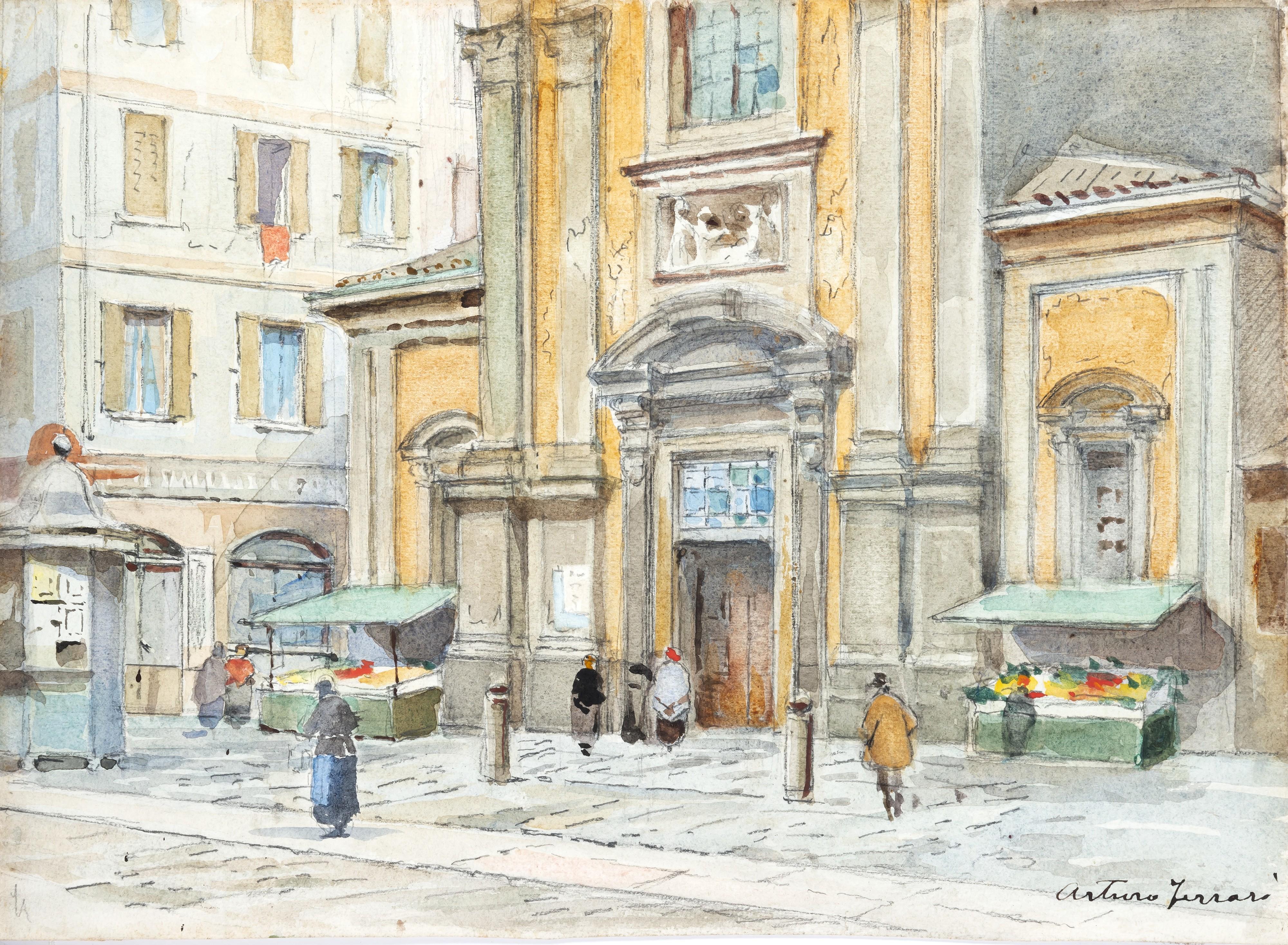 Arturo Ferrari - Vecchia Milano, Chiesa di San Giovanni in Laterano
