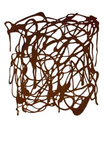 Arturo Herrera - Untitled (Brown)
