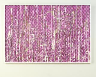 Arturo Herrera - Untitled (Double Castle/Purple)