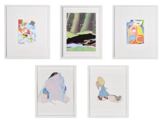 Arturo Herrera - Untitled; Untitled; Untitled; Untitled; Untitled [Five Works]