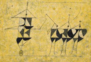 Arturo Luz - Cyclist and Trumpeters