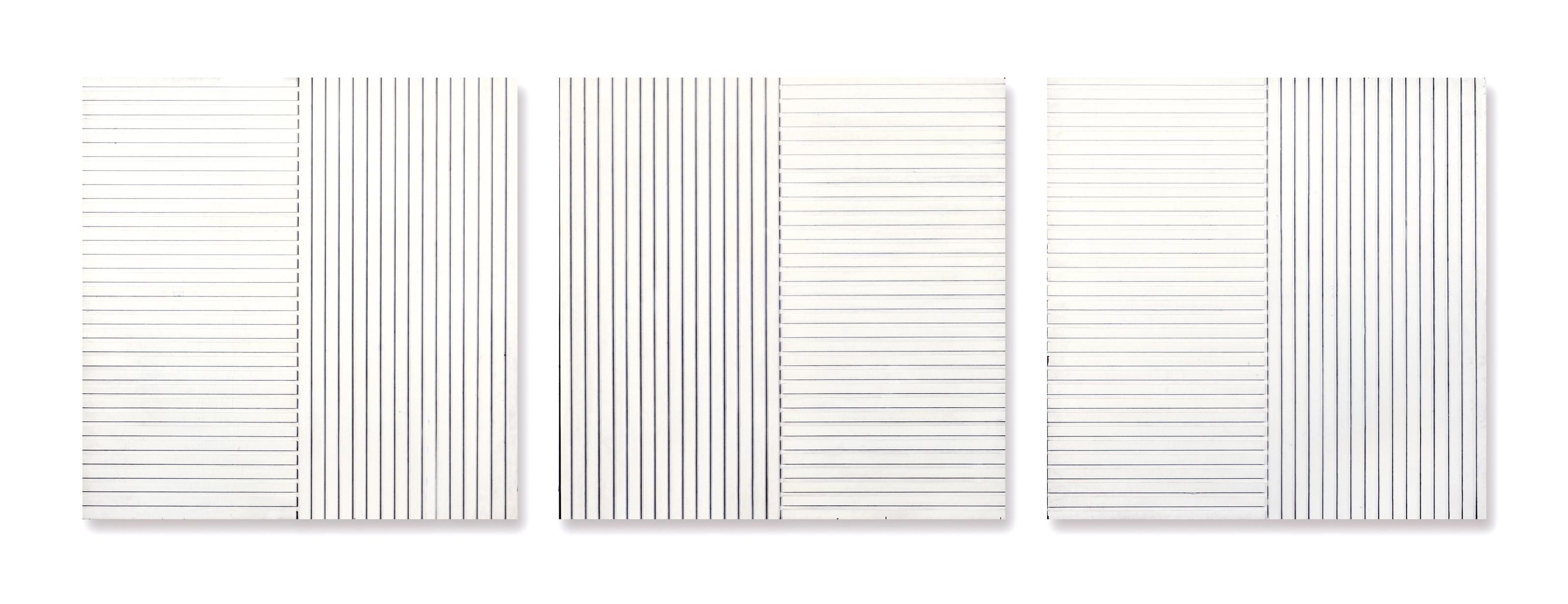 Arturo Luz - White Relief #1, #2 & #3