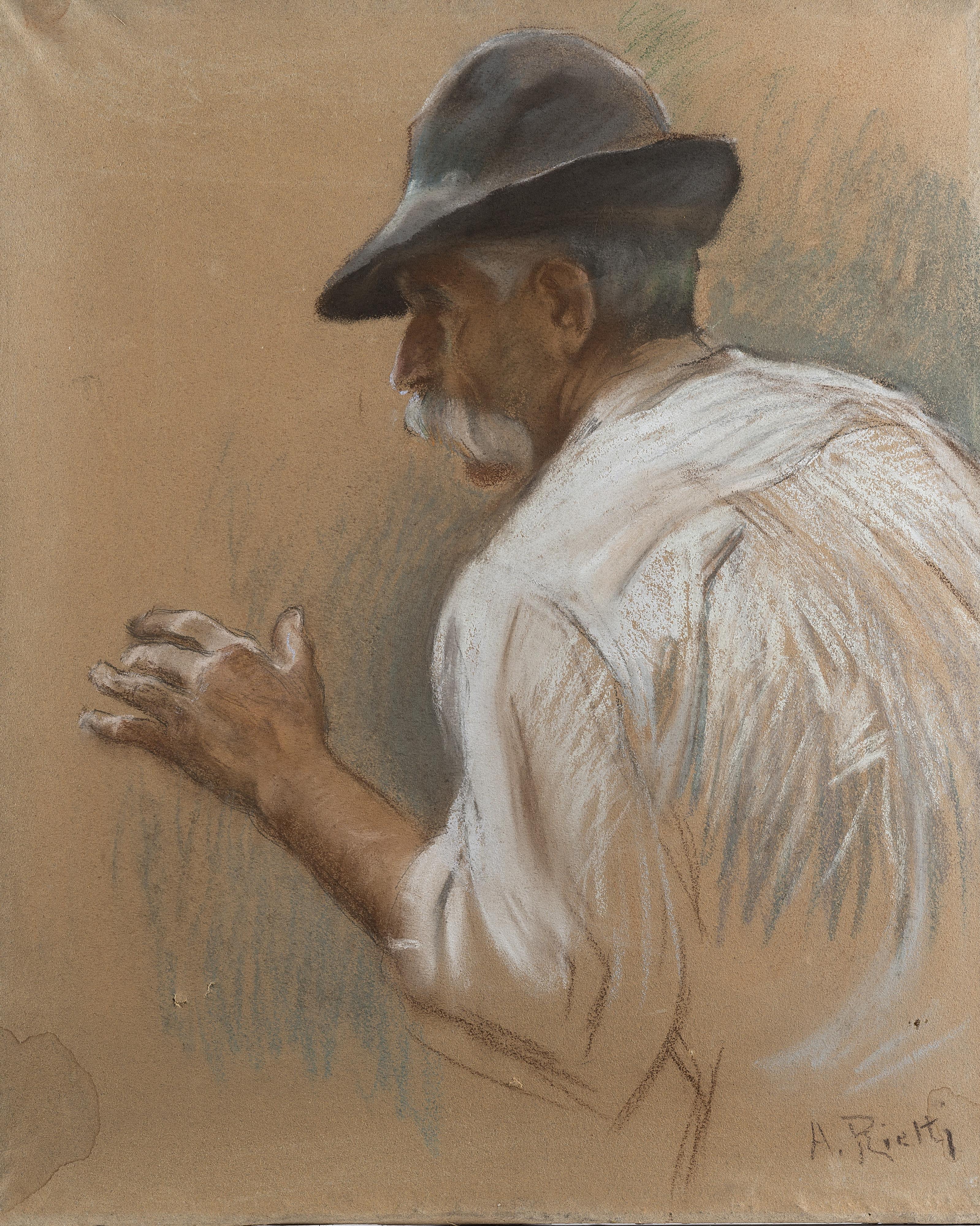 Arturo Rietti - Contadino toscano