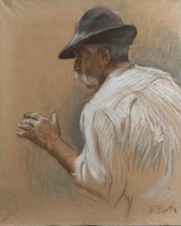 Arturo Rietti - Contadino toscano