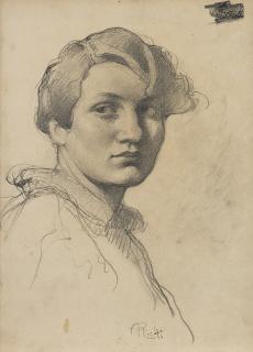 Arturo Rietti - Ritratto di giovane ragazzo