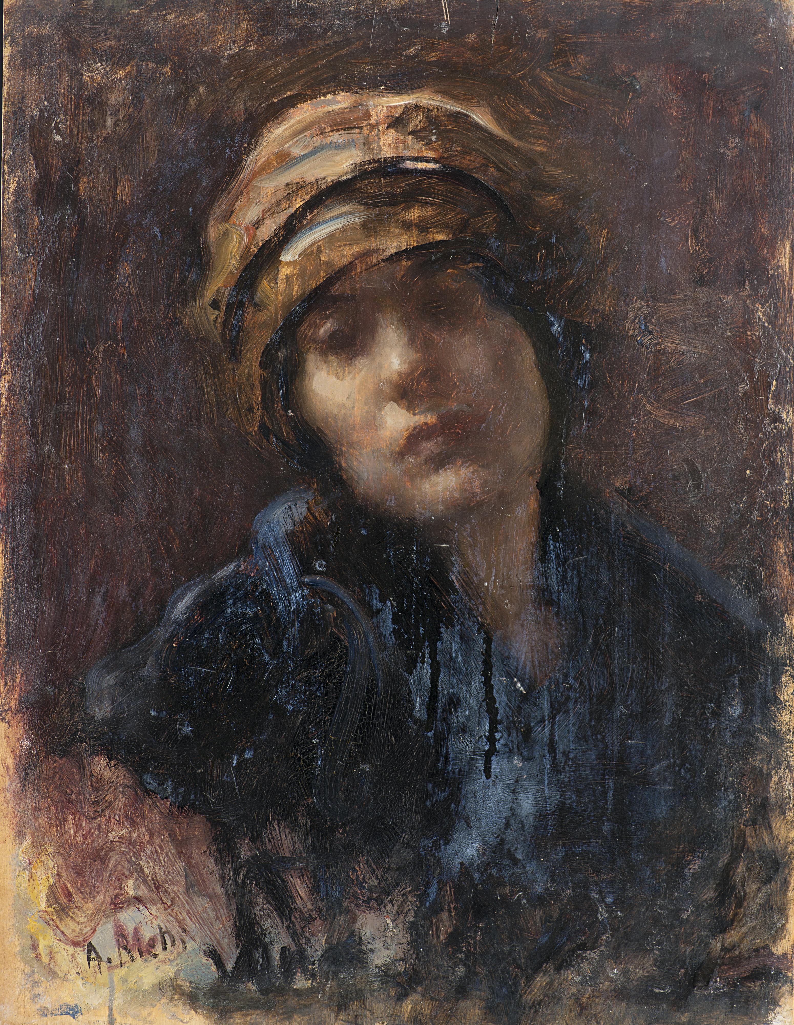 Arturo Rietti - Ritratto femminile