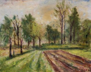 Arturo Tosi - Campagna lombarda