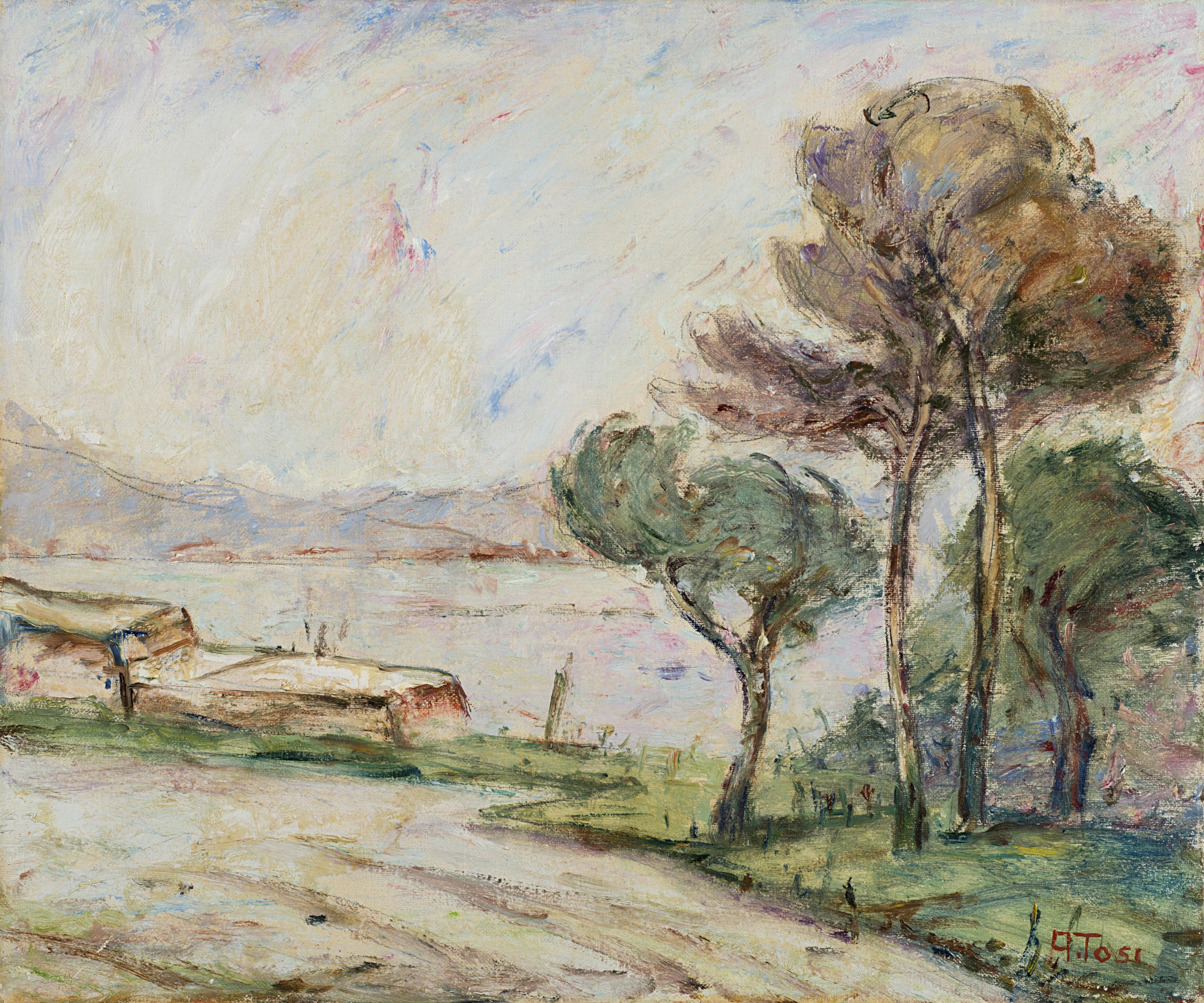 Arturo Tosi - Lago d\'Iseo