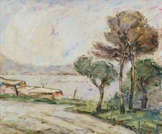 Arturo Tosi - Lago d\'Iseo