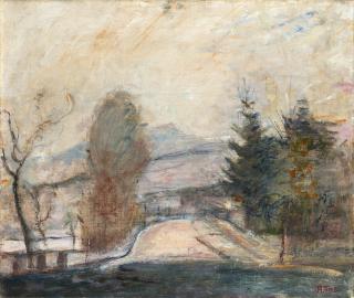 Arturo Tosi - Strada per Clusone