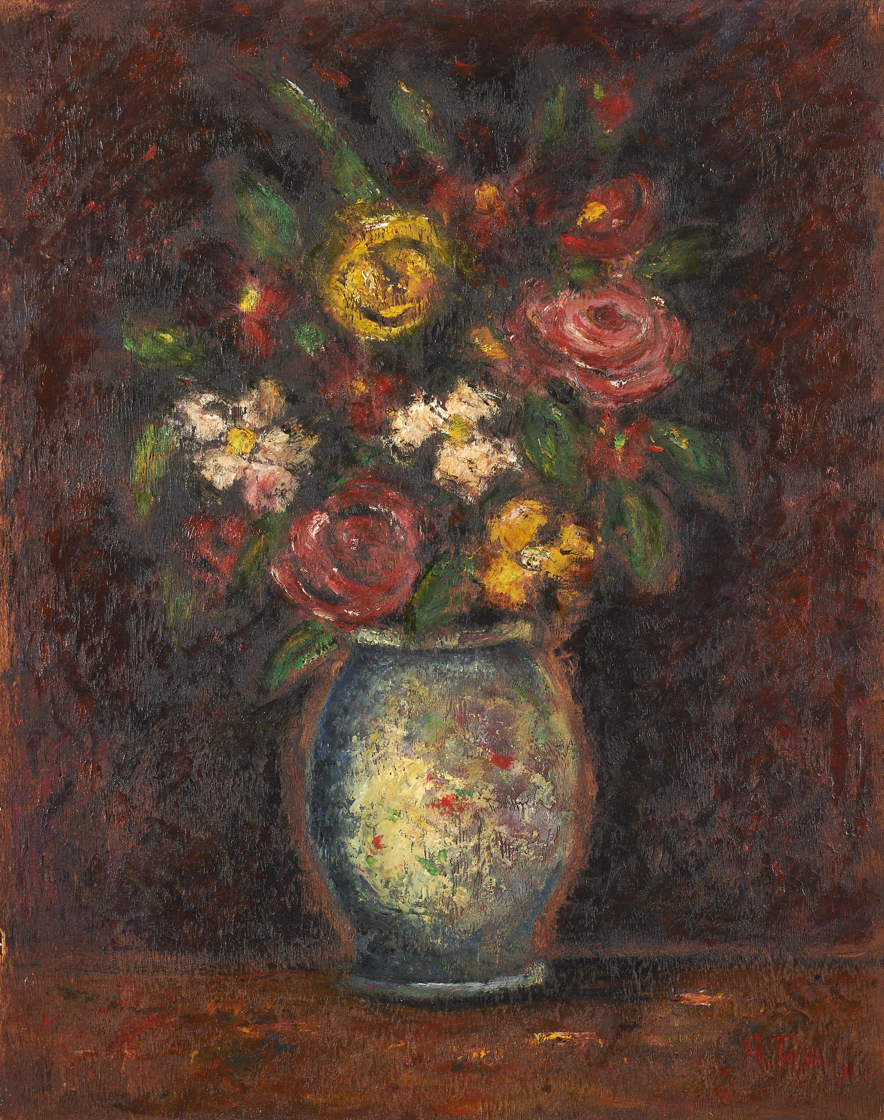 Arturo Tosi - Vaso di fiori