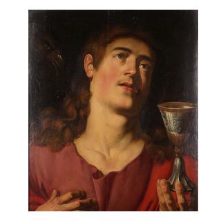 Artus Wolffort - Saint Jean évangéliste tenant un calice