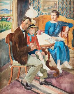 Arvid Fougstedt - A family portrait.