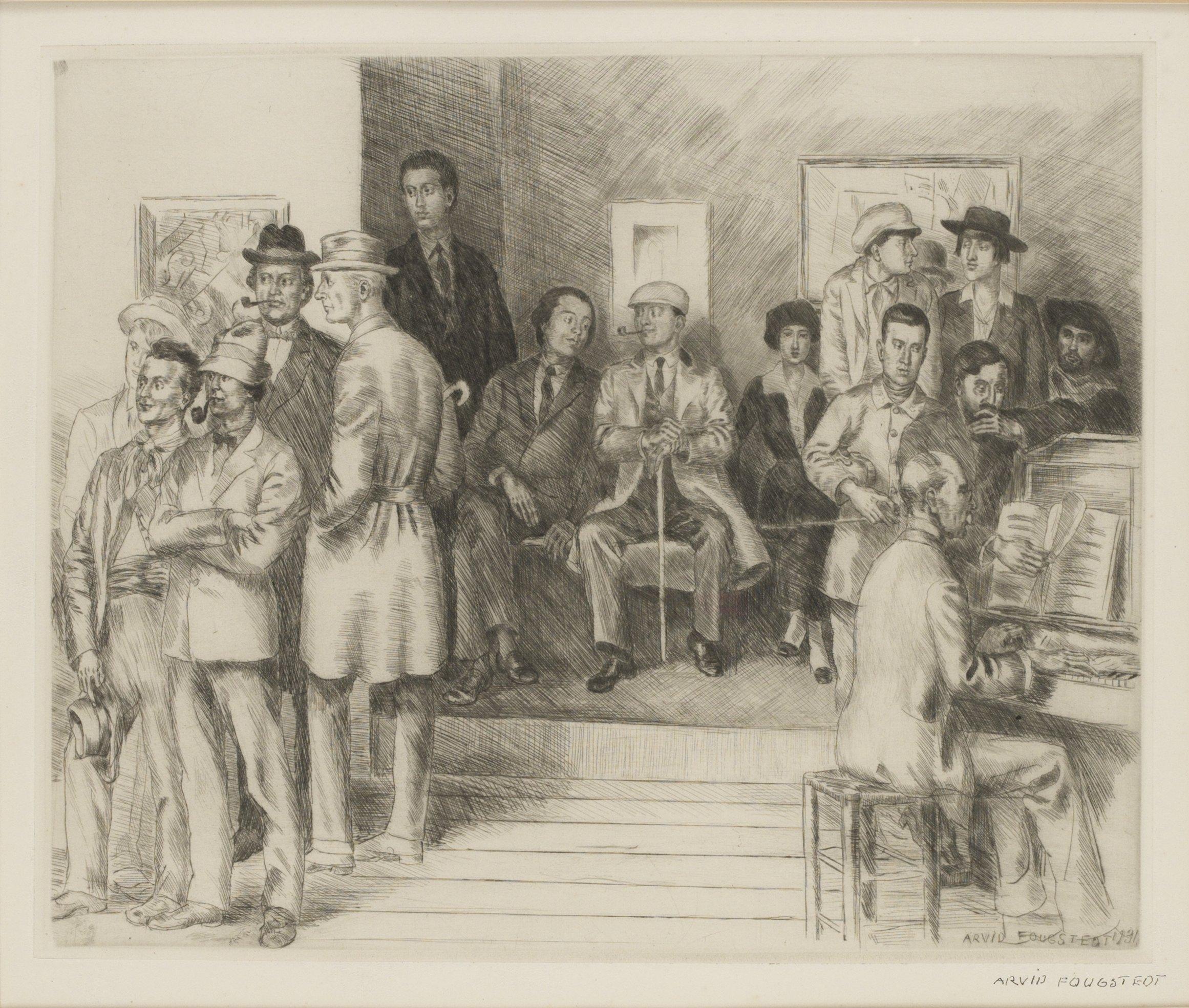 Arvid Fougstedt - Interiör