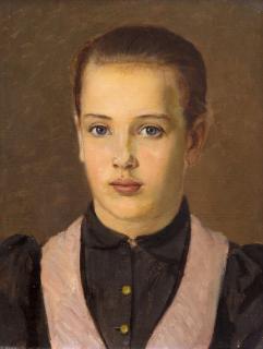 Arvid Liljelund - Portrait Of A Girl.