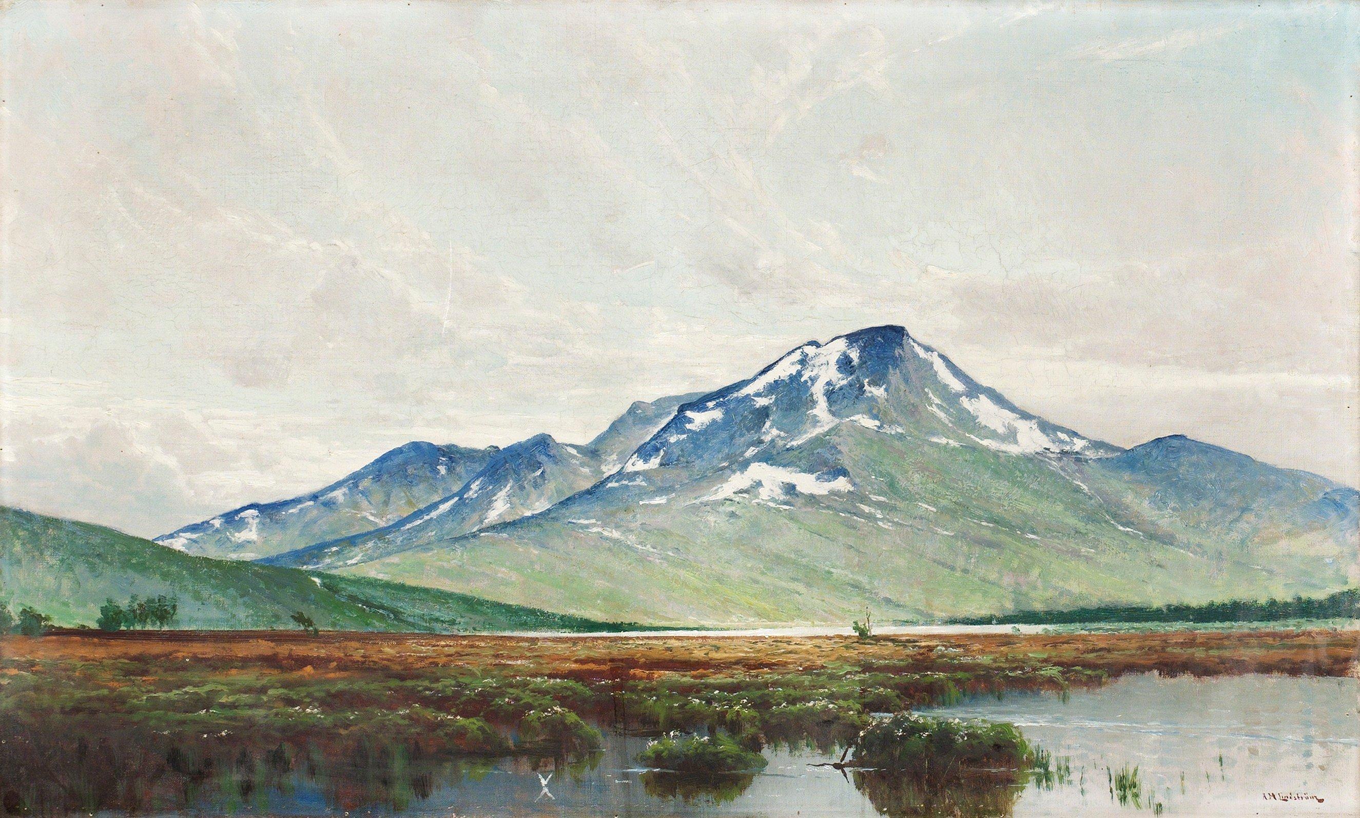 Arvid Mauritz Lindström - Mountains in northern Sweden