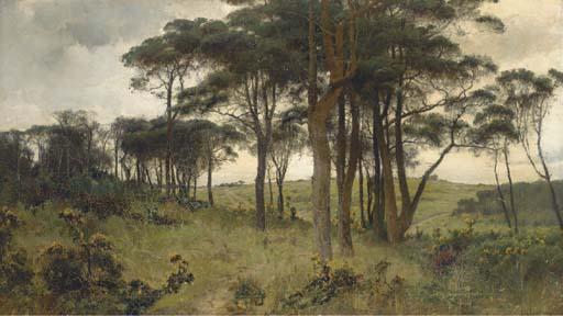Arvid Mauritz Lindstrum - Wooded Landscape