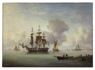 Ary Pleijsier - Ships in a Calm Bay