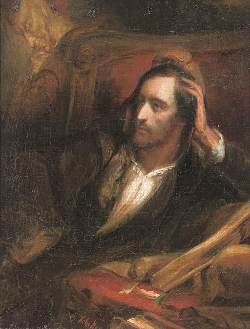 Ary Scheffer - Faust in his study