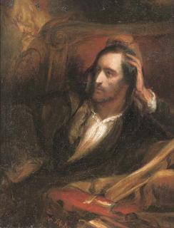 Ary Scheffer - Faust in his study