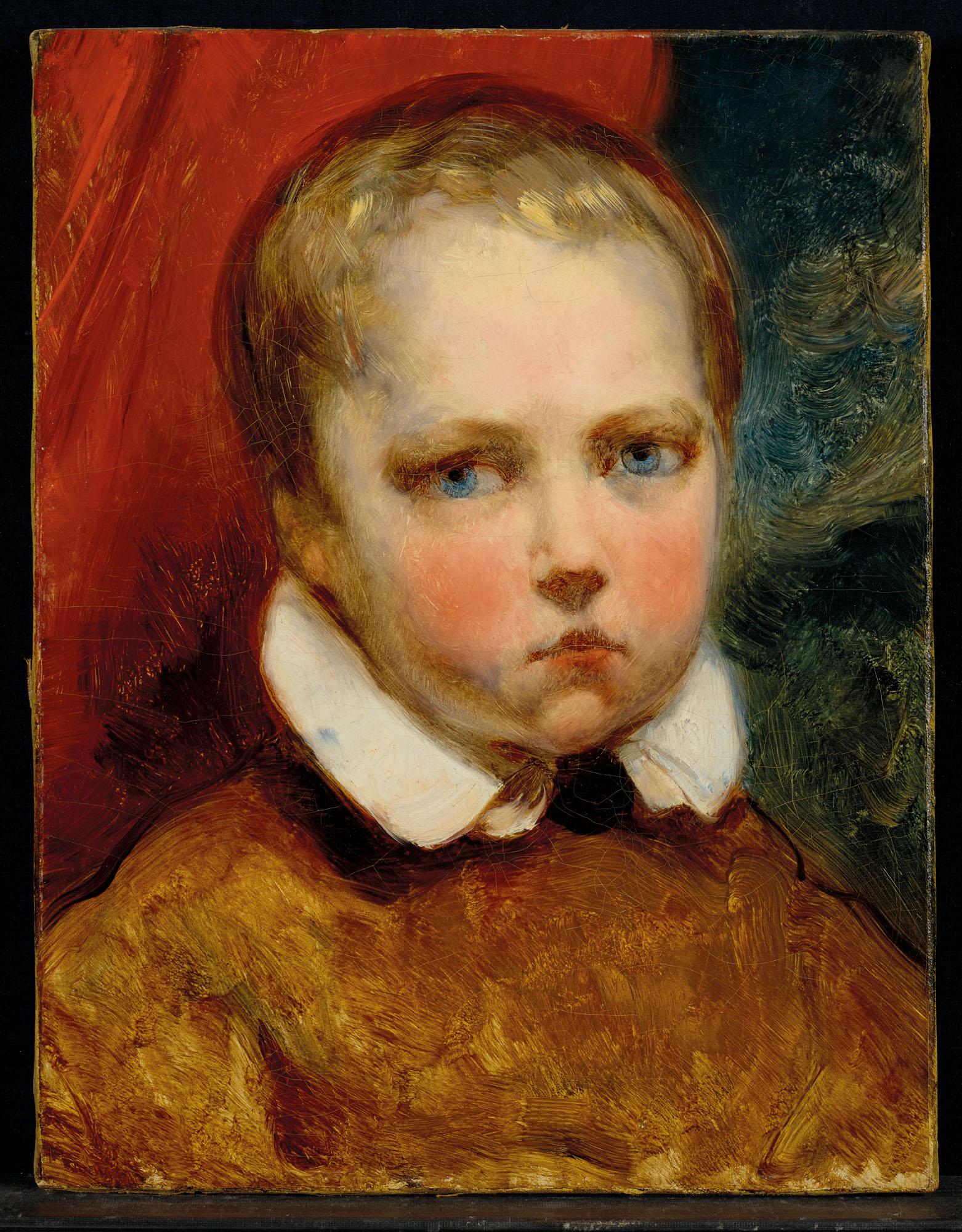 Ary Scheffer - Portrait D\'Un Garçon Prénommé Léon