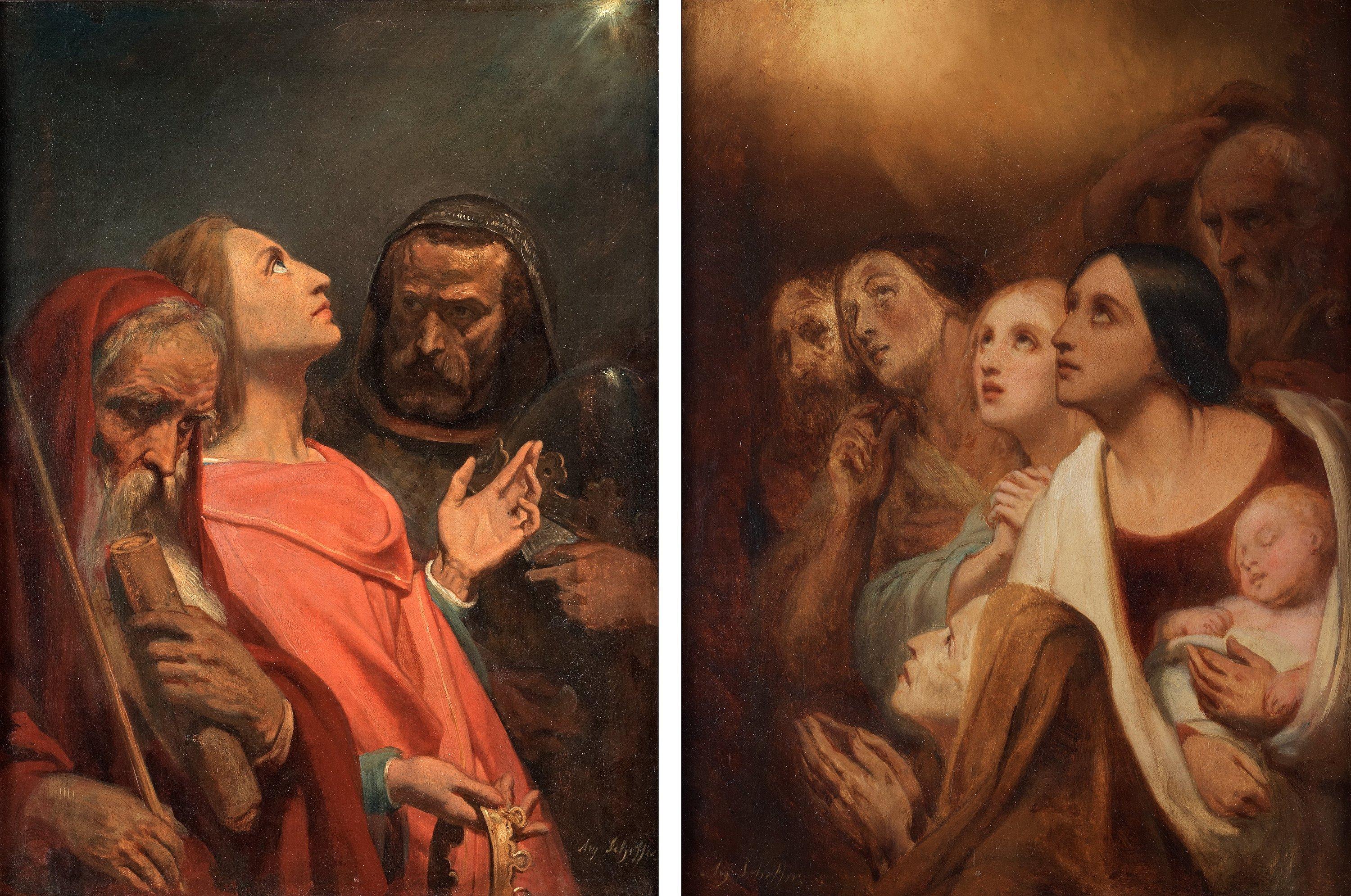 Ary Scheffer - The three Magi and The Adorations of the Shepherds