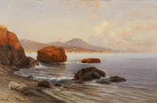 Ascan Lutteroth - Abend am Golf von Genua
