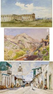 Ascan Lutteroth - Drei Aquarelle