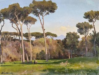Ascan Lutteroth - Italienischer Pinienwald