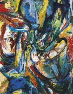 Asger Jorn - Brokigt brak - Patchy quarrel