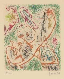 Asger Jorn - Entrée de secours: Two Plates