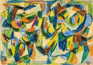 Asger Jorn - Ohne Titel (Fabeldyr).