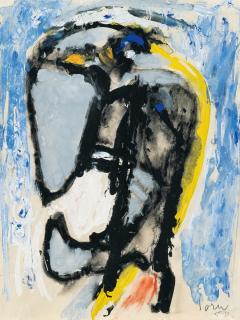 Asger Jorn - Ohne Titel (Gesicht)