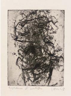 Asger Jorn - Untitled, from Friedhof der Maulwürfe (van der Loo 216)