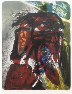 Asger Jorn - Untitled, from Vom Kopf bis Fuss (van de Loo 310)