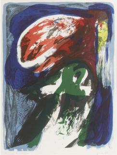 Asger Jorn - Untitled, from Von Kopf biss Fuss (van de Loo 304)