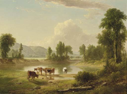 Asher B. Durand - View of Esopus Creek, Ulster County, New York