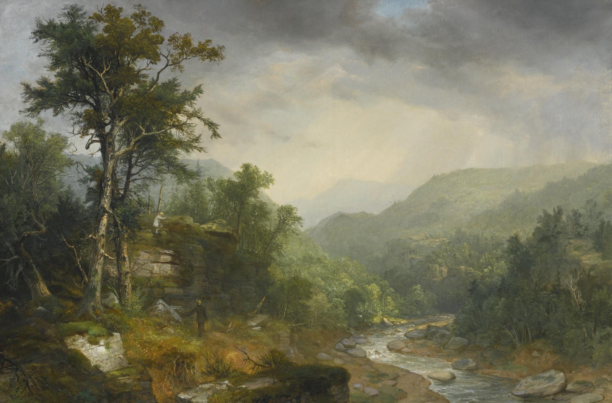 Asher Brown Durand - A Showery Day Among The Mountains