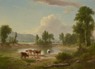 Asher Brown Durand - View on Esopus Creek, Ulster County, New York