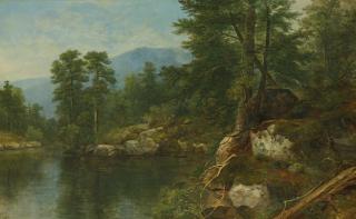 Asher Brown Durand - Woods By A River