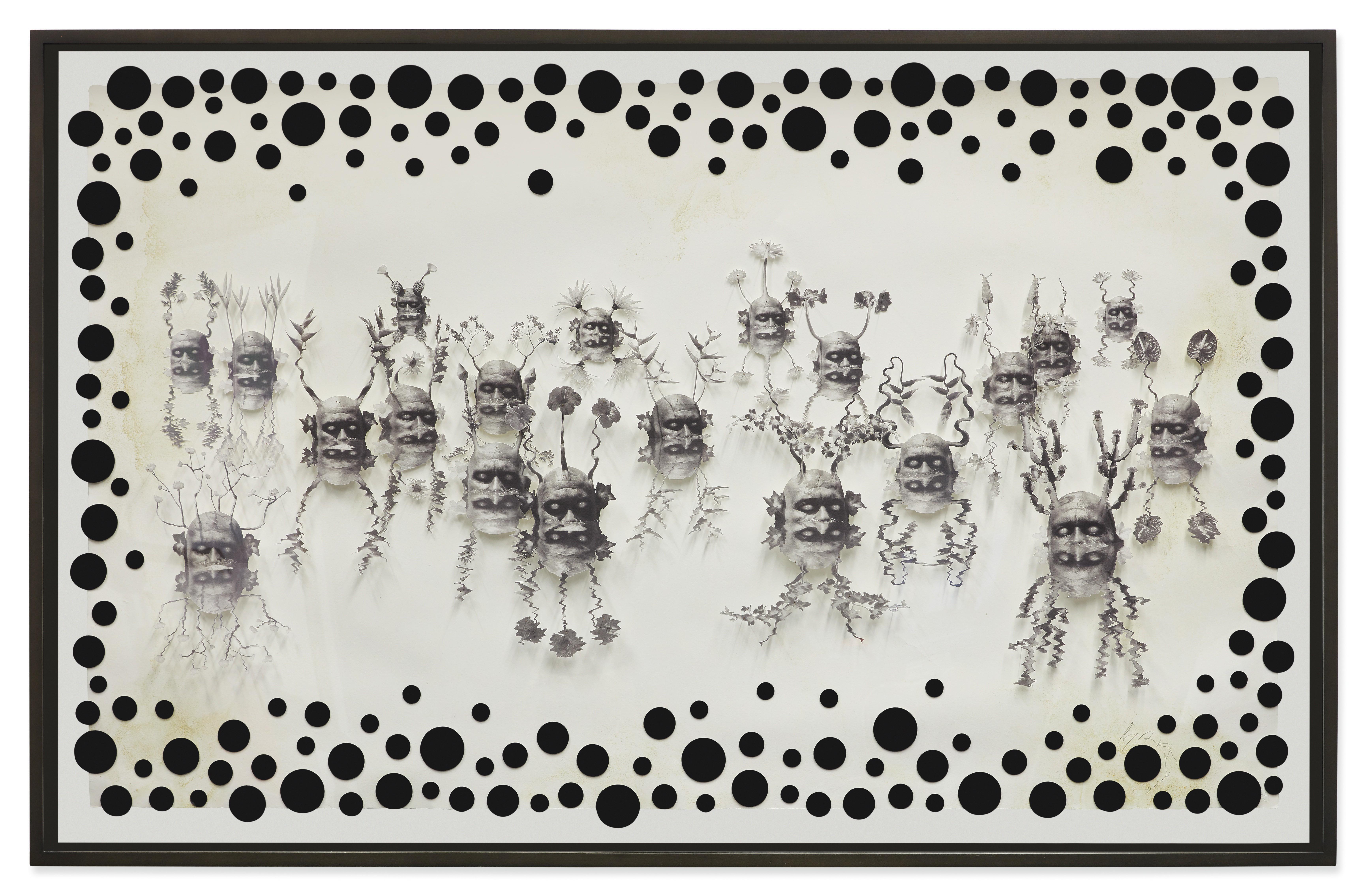 Ashley Bickerton - Grey Reflecting Heads