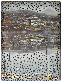 Ashley Bickerton - Lake With Volcanoes