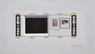 Ashley Bickerton - New York Drawing