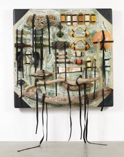 Ashley Bickerton - Rat Island Painting